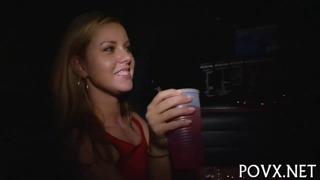 Jessie Rogers gets ravaged in a XXX POV sex video, throat-fucked to the max