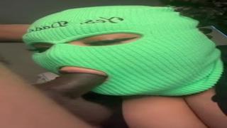 Gorgeous busty lady oral😜 and deepthroat POV masked