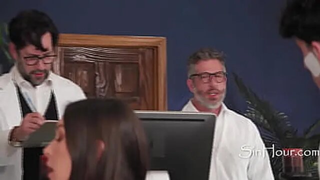 Katrina Colt and gang take on petite Latina in steamy gangbang