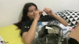 Sexy sis gets massive black shaft deep down her wet vagina🌮️!