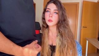 Old dude's got game, teaches newbie babe filthy moves for thirsty beau