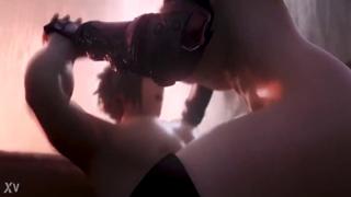 Tifa Lockhart and Cloud Strife f**k like animals in missionary position