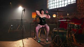 Raunchy Carmen loves heavy metal grandmas' geriatric grind, gaping gashes, and gooey cum shots