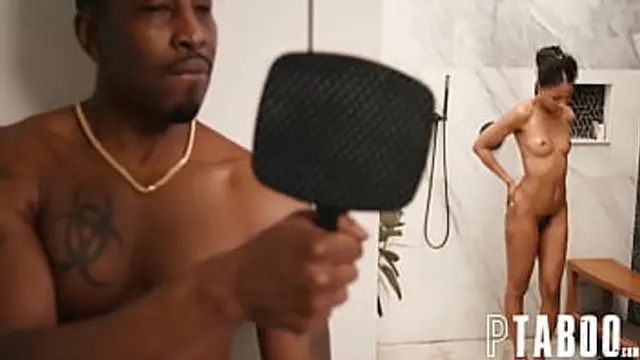 Forbidden Fling: Isiah's Shower Spying Leads to a Steamy, Secret Hookup with Olivia