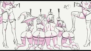 Seems like she didn't get lucky with the other one - hardcore hentai sex