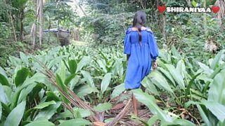 Truly Despicable Oriental Whore Gets Every Inch In Unbridled Sex Party Amidst Trees