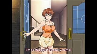 StepMom's huge tits get ravaged by lustful daughter, tutor lurks in shadows, HD UNCENSORED