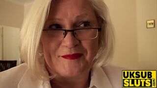 UKSubSlutscom - Granny's expertly drilled ass🍑, Lacey Star's filthy British threeway fuck sessions