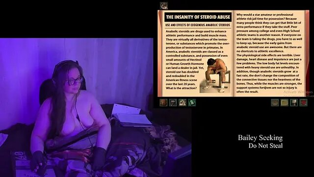 Curvy brunette with long hair gets her big natural tit played with