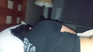 Lusty Loner Sucks Silently For Noisy Orgasms