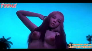 Lorrey's Pool XXX Part 3: Dance & Ride; Pubic Tease未成年 Explicit