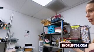 Busty MILF Mckenzie Lee's Pussy🌮️ as Payment for Shoplifting
