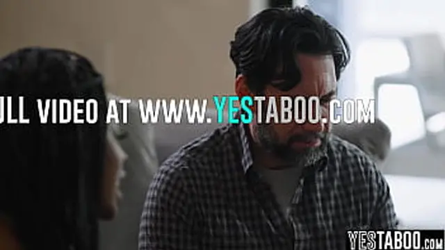 Frustrated cuck slaps ebony girlfriend while dude riles his GF