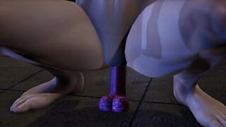 Cammy's Three-Hole Threesome Thriller: 3D XXX Adventure