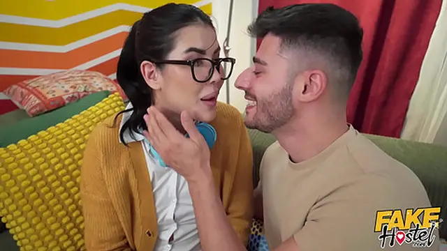 Double Penetration Paradise: Hot College Chick Served Dual Pleasure