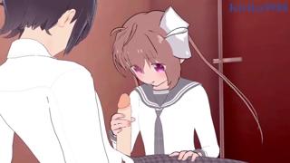 Quivering Tamate Momochi takes a stallmate to new heights in a restroom romp of raw lust