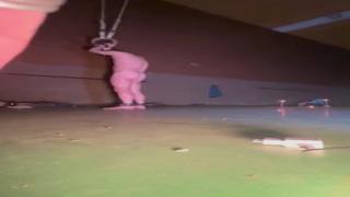 Filthy Slut Gets Trained in Dirty Abandoned Building