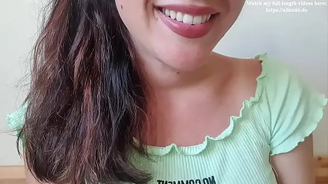 Hot German GF Sucks Massive Dick🌭 In Explicit Roleplay JOI