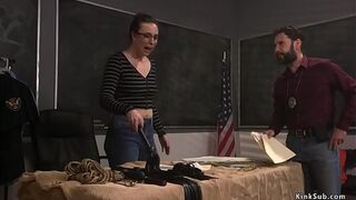 Dick🌭-Wielding Detective Fucks Evidence Clerk Roughly