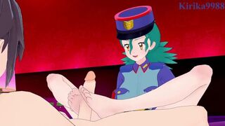 Officer Jenny and I have hot sex at a love hotel