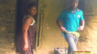 Naughty😈 Stepsis Craves Big Dick🍆: Mud House Threesome Action!