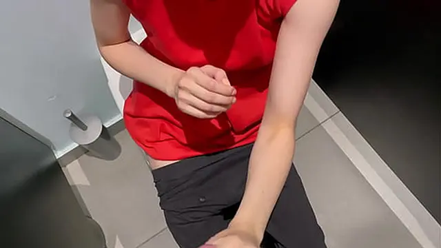 He paid the first girl he met to have extreme sex in a public restroom