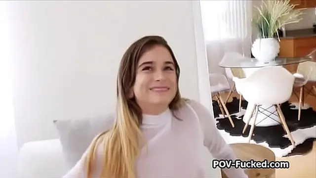 Pam in sheer top gets fucked POV style