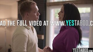 Cunning young stud tricks and pounds a big tits curvy mature MILF