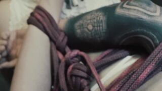 Naughty😈 Dreaz Shibari Fun - Attractive Dreadlocks Tied Up for BDSM Action