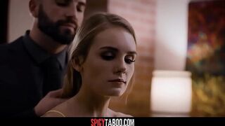 Busty stepmom let boyfriend impregnate her stepdaughter