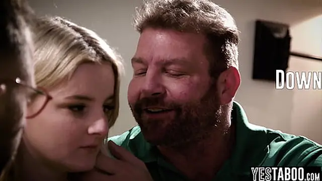 Chubby teen neighbor gets double penetrated by big dick🌭 bisexual studs