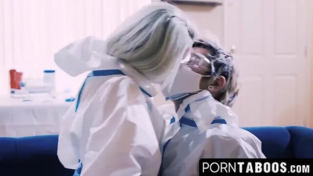 Kinky Lola Fae takes a giant cock in her small tits