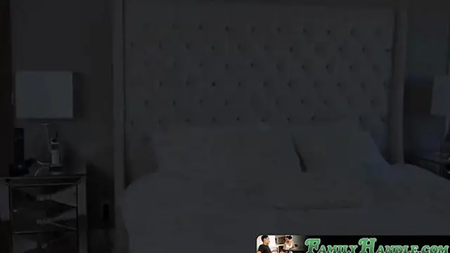 Kasey Miller blows her stepbro's cock and swallows his hot cum