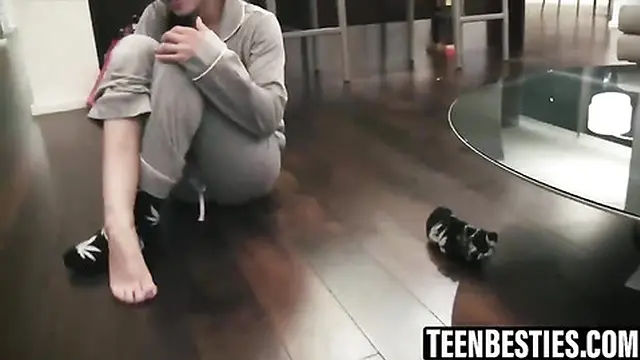 Chrissy enjoys a strap-on from her strict girlfriend