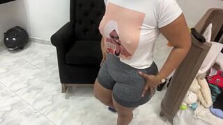 Sexy, curvy BBW stepmom's filthy cam-fucked escapades caught on hardcore amateur tape