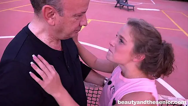 Bendy teen Bunny b  gets fucked by old Fabien