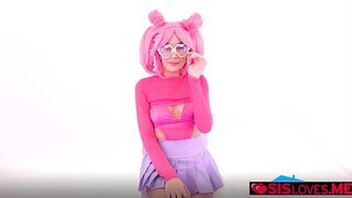 Joshua Lewis couldnt believe how raunchy his stepsister Natalie Brooks was and and she was surprised by her stepbrothers meaty cock