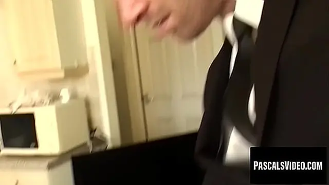 This dude is wearing a tuxedo &mdash;  and other than being sharply dressed he loves fucking submissive chicks