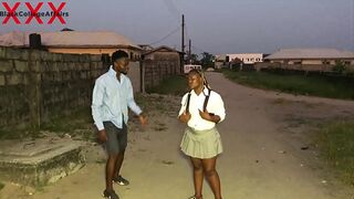 GHANA STREET BOY CONVINCED A SCHOOL GIRL TO HOME WITH HIM FOR A SPECIAL DICK CLASS  PLEASE SUBSCRIBE TO RED