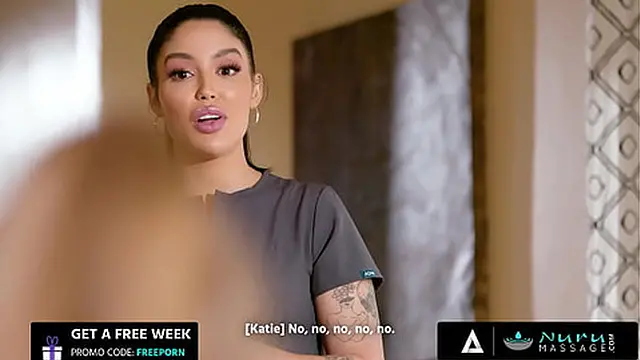 NURU MASSAGE - Hardcore Threesome Between Sexy Coworkers And A Lucky Client SPANISH SUBTITLES