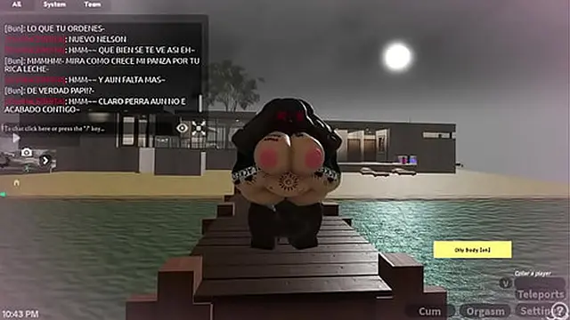 BIG ASS BUNNY WANTED TO TASTE hunk′S DICK I ROBLOX