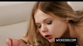 Hot Blonde Teen Gets Her Pussy Drilled Hard By Older Man