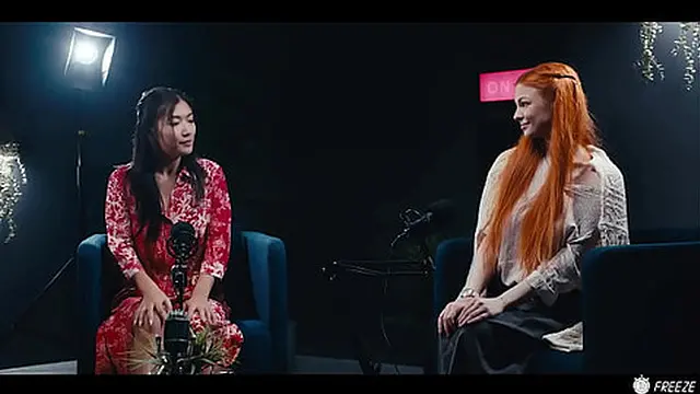 Lesbian Redhead Freezes Time And Makes Asian Babe Her Sex Slave - Lezdom Hardcore Sex