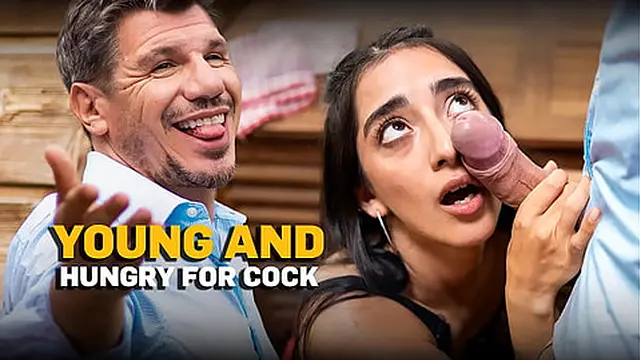 VIP4K  Latina babe is driven horny by old guys