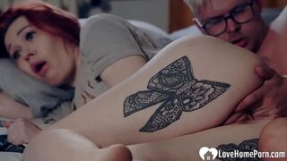 Hot Step Mom With Red Hair Gets Pounded Hard In Her Pussy