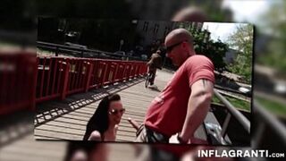 Juicy German Teens Get Railed by Uncut Dongs on Public Park Bench
