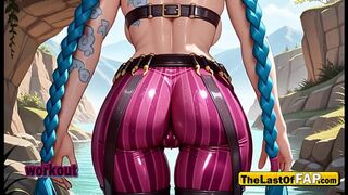 Jinx Breaks Goku’s power cock : Wild Blowjob —  Hard Anal & Massive Facial in the Wasteland – AI Hentai Uncensored