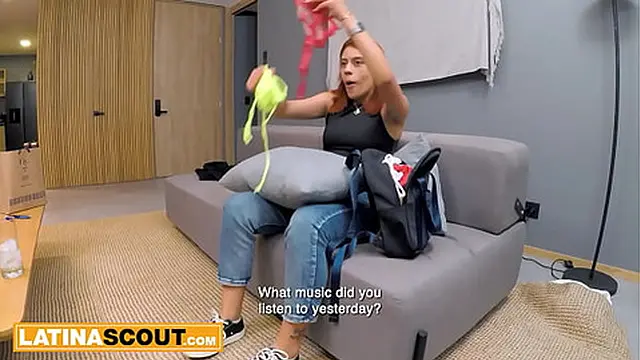 Big Booty 18yo Colombian Lingerie Model Rammed Rough In Amateur Audition