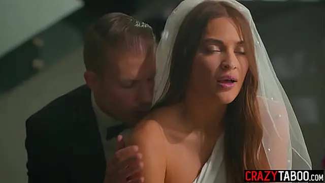 Horny big ass bride Gizelle Blanco start shamelessly fucking in front of the witnesses!