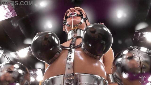 3D hottie dominates in hardcore bondage